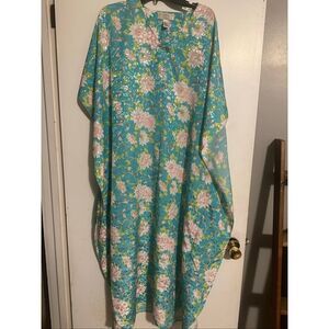 Vintage Erika Taylor Intimates Women's Size Medium Kafton Batwing Long Flowy Boh